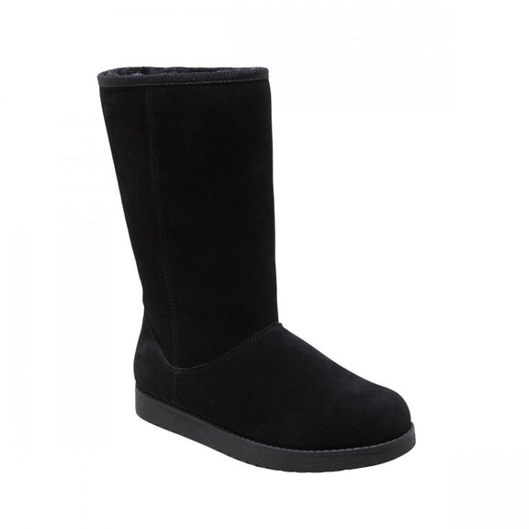 Universal Thread Womens Sarah Suede Shearling Winter Boots 91467407 Black 8M - Picture 8 of 10